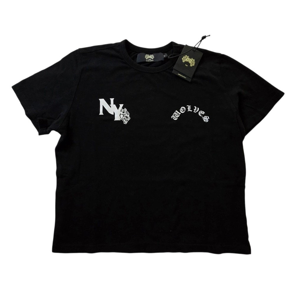 Darc Sport NY Wolves Premium Tee Shirt Women's Large Black Short Sleeve Crewneck